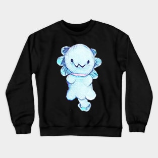 Happy axolotl to cuddle Crewneck Sweatshirt